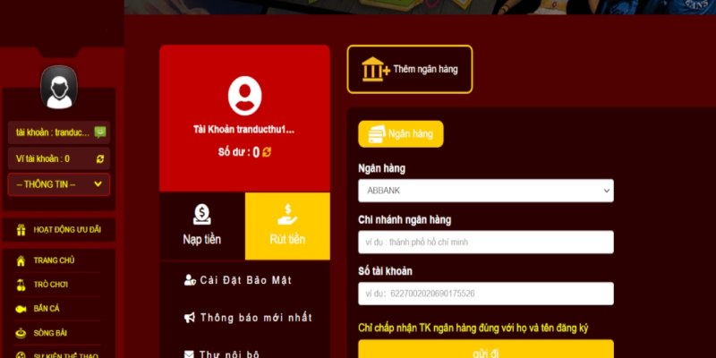 Hướng dẫn rút tiền trên 33win nhanh nhất